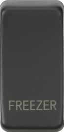 Knightsbridge MLA GDFREEZERAT Switch cover "marked FREEZER" - anthracite - Knightsbridge MLA - Falcon Electrical UK