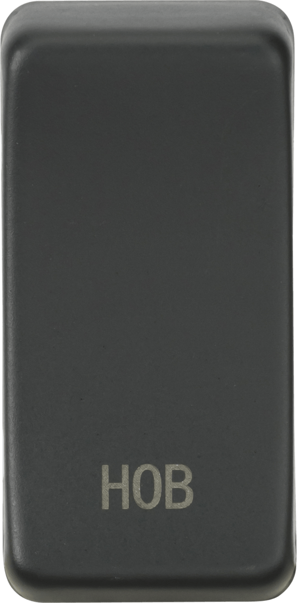 Knightsbridge MLA GDHOBAT Switch cover "marked HOB" - anthracite - Knightsbridge MLA - Falcon Electrical UK