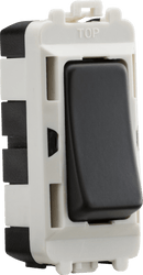 Knightsbridge MLA GDM002AT 20AX DP grid module - anthracite - Knightsbridge MLA - Falcon Electrical UK