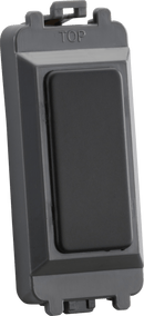 Knightsbridge MLA GDM013AT Blank grid module - anthracite - Knightsbridge MLA - Falcon Electrical UK