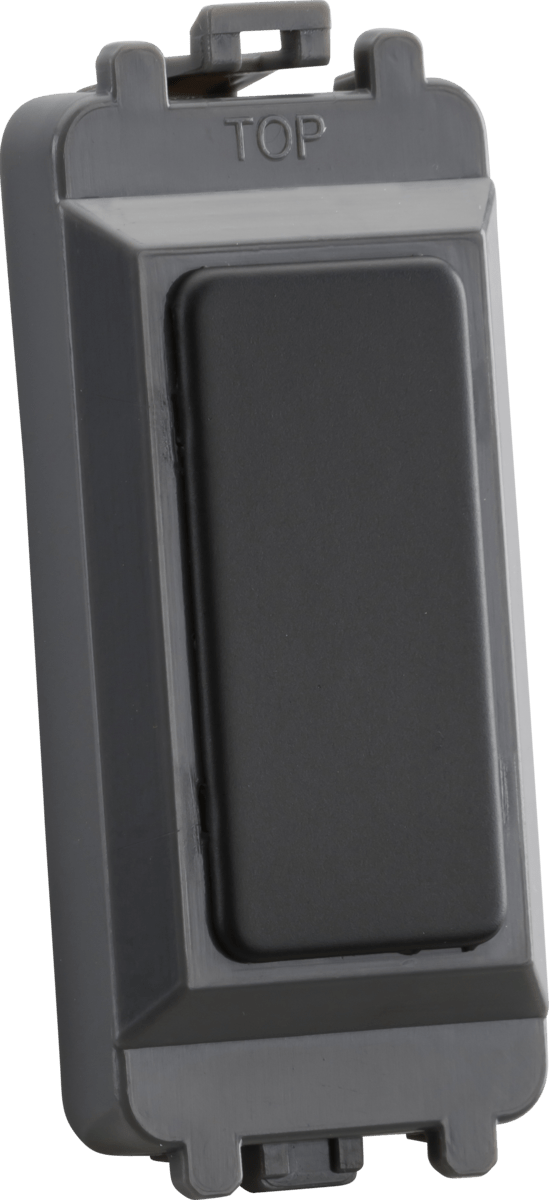 Knightsbridge MLA GDM013AT Blank grid module - anthracite - Knightsbridge MLA - Falcon Electrical UK