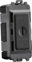 Knightsbridge MLA GDM021AT 10A Fan Isolator Key Switch Module - anthracite - Knightsbridge MLA - Falcon Electrical UK