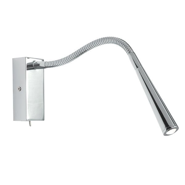 Saxby 50605 Madison 1lt wall 1W SW, Warm White, Chrome plate - Saxby - Falcon Electrical UK