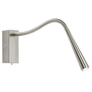 Saxby 50606 Madison 1lt wall 1W SW Warm White, Brushed chrome - Saxby - Falcon Electrical UK