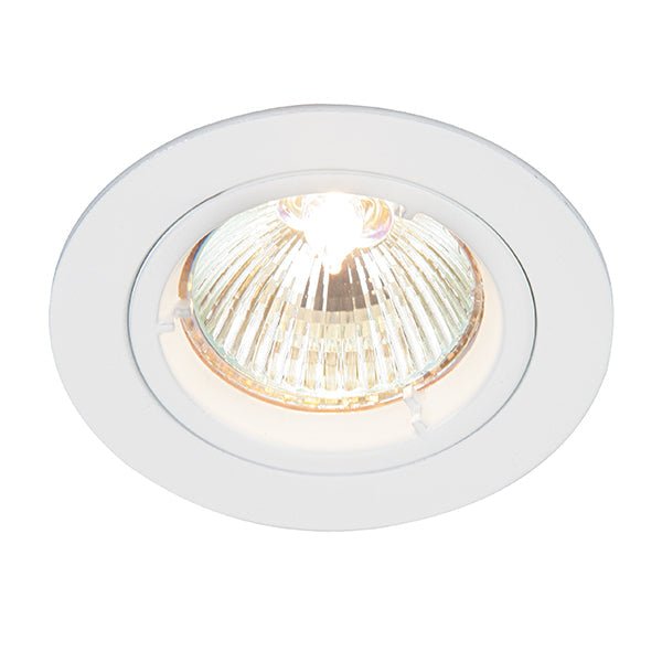 Saxby 52331 Cast fixed 50W, Gloss White - Saxby - Falcon Electrical UK