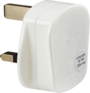 Knightsbridge MLA SN2135W 13A Rough Use Plug Top (Quick fix) - White - Knightsbridge MLA - Falcon Electrical UK