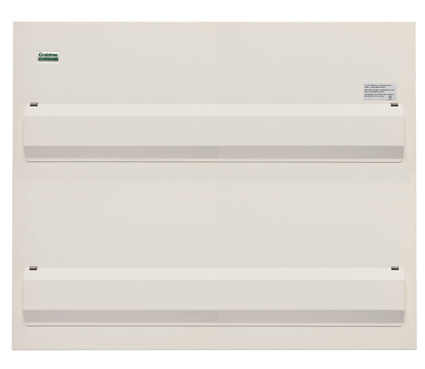 Crabtree 540-DFLA Consumer Unit Flush Lid Assembly, 40 Module - Crabtree - Falcon Electrical UK