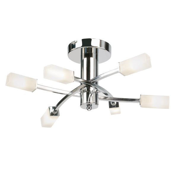 Endon 146-6CH Havana 6lt Semi flush - Endon - Falcon Electrical UK