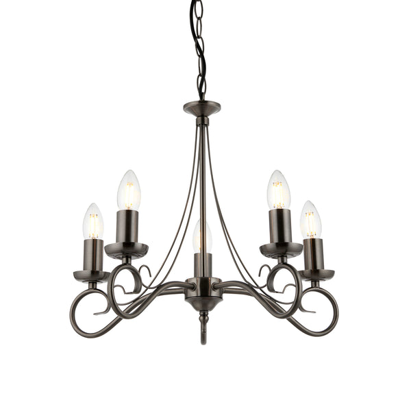 Endon 180-5AS Trafford 5lt Pendant - Endon - Falcon Electrical UK