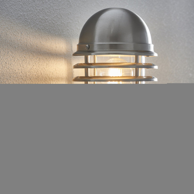 Endon YG-6001-SS Louvre 1lt Wall - Endon - Falcon Electrical UK