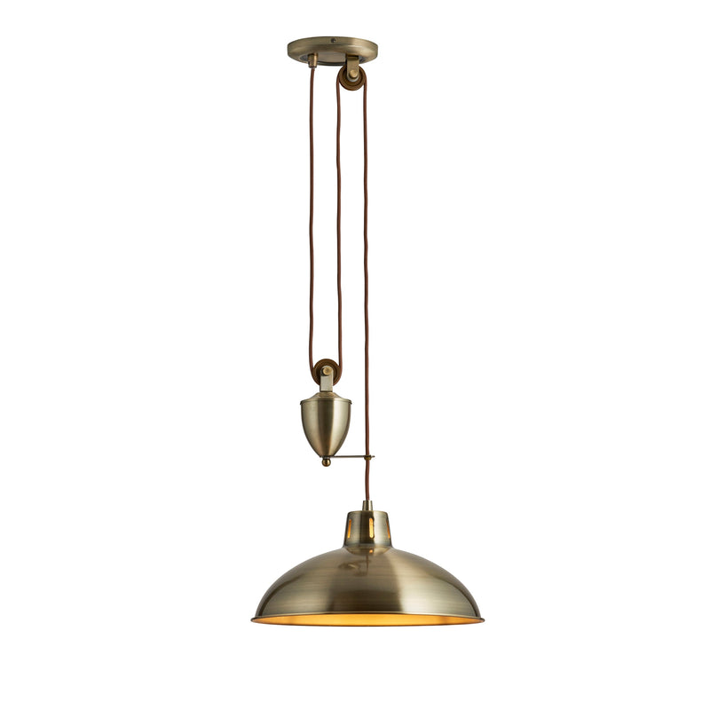 Endon POLKA-AB Polka 1lt Pendant - Endon - Falcon Electrical UK