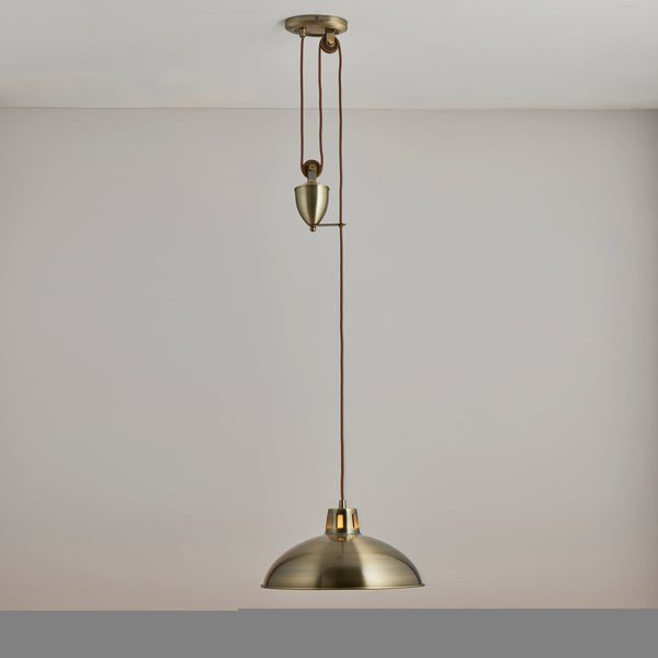 Endon POLKA-AB Polka 1lt Pendant - Endon - Falcon Electrical UK