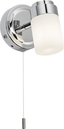 Knightsbridge MLA BA02S1C 230V IP44 G9 Single Spotlight with Frosted Glass - Chrome - Knightsbridge MLA - Falcon Electrical UK