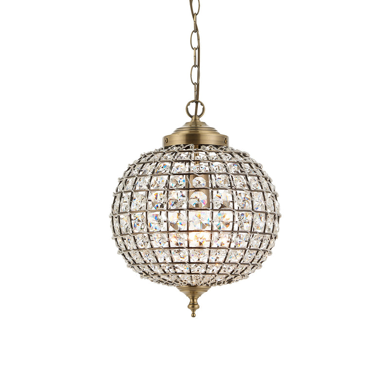 Endon EH-TANARO-AB Tanaro 1lt Pendant - Endon - Falcon Electrical UK