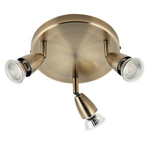 Saxby Amalfi Adjustable Spotlight, 3LT, 50W (60997) - Saxby - Falcon Electrical UK