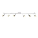 Saxby Amalfi Adjustable Spot Light, 6LT, 50W (61002) - Saxby - Falcon Electrical UK