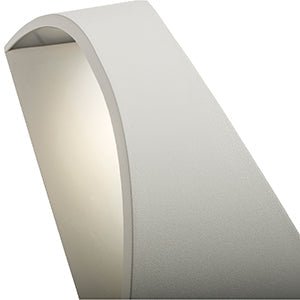 Saxby 61866 Vulcan 300mm 1lt wall IP65 12W Warm White - Saxby - Falcon Electrical UK