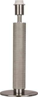 Searchlight 65721SI Base Only - London Table Lamp - Knurled Silver - Searchlight - Falcon Electrical UK