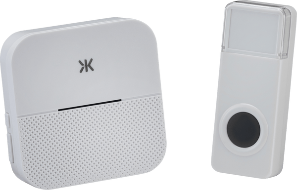Knightsbridge MLA DC013 Wireless plug in door chime - white - Knightsbridge MLA - Falcon Electrical UK