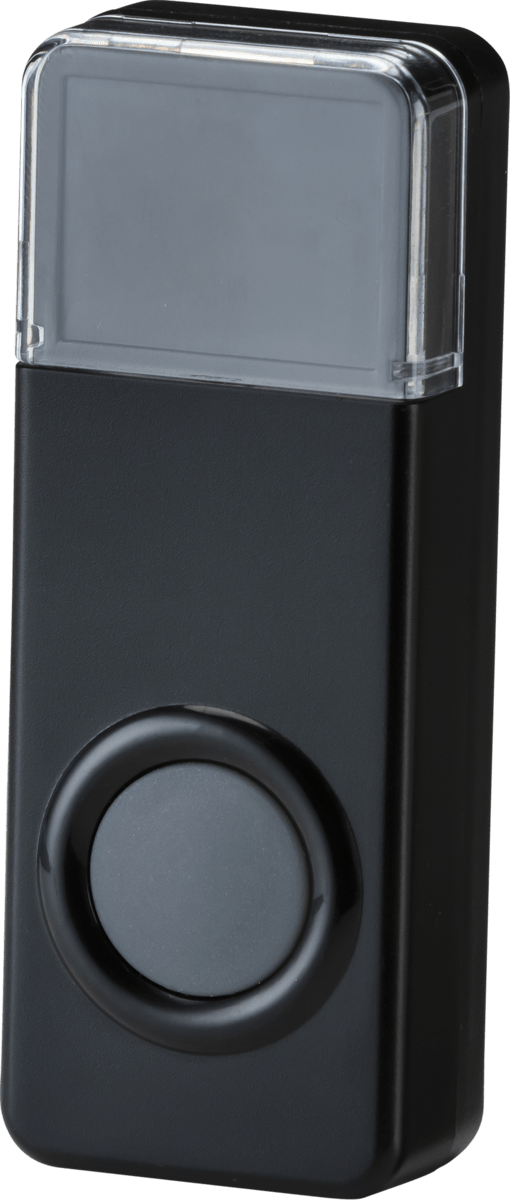 Knightsbridge MLA DCBPB IP55 wireless bell push - black - Knightsbridge MLA - Falcon Electrical UK
