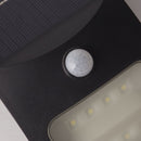 Searchlight 67420BK-PIR Solar Outdoor Wall Light - Black Metal & White Polycarbonate - Searchlight - Falcon Electrical UK