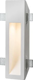 Knightsbridge MLA PWRCR 230V GU10 35W Recessed Rectangular Plaster Wall Light - Knightsbridge MLA - Falcon Electrical UK