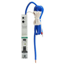 Crabtree 6HSR32-30C-LT C32 30mA 10kA 1P+N Type A RCBO (1 Module Width) Long Tail - Crabtree - Falcon Electrical UK