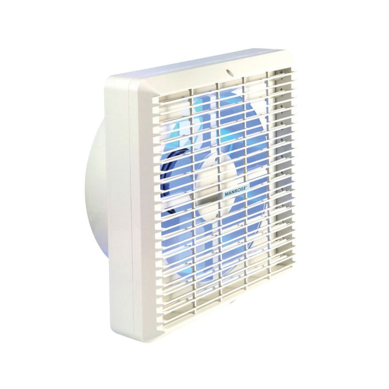 Manrose WF150AP - 150mm kitchen fan - window - pullcord operated shutters - Manrose - Falcon Electrical UK