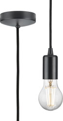 Knightsbridge MLA 8270LAT 1.8m E27 Contemporary Pendant Set - Anthracite - Knightsbridge MLA - Falcon Electrical UK