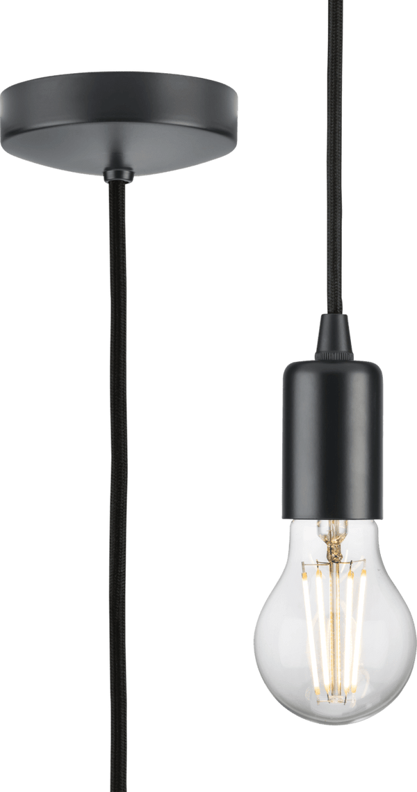 Knightsbridge MLA 8270LAT 1.8m E27 Contemporary Pendant Set - Anthracite - Knightsbridge MLA - Falcon Electrical UK