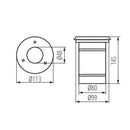 Kanlux BERG In-Ground Light DL-10O (7172) - Kanlux - Falcon Electrical UK