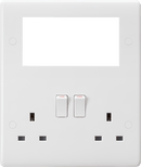 Knightsbridge MLA CU194MM Small Multimedia Combination Plate - Knightsbridge MLA - Falcon Electrical UK