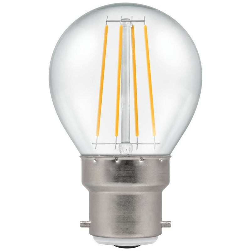 Golfball LED Filament Lamp, 4W, 2700K (B G45-C B22) - Mixed - Falcon Electrical UK