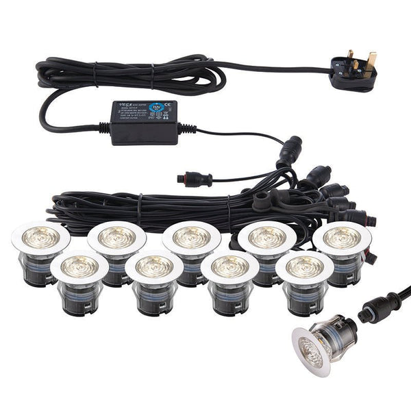 Saxby 73349 IkonPRO CCT 3000K-4000K 45mm kit IP67 0.75W cct - Saxby - Falcon Electrical UK