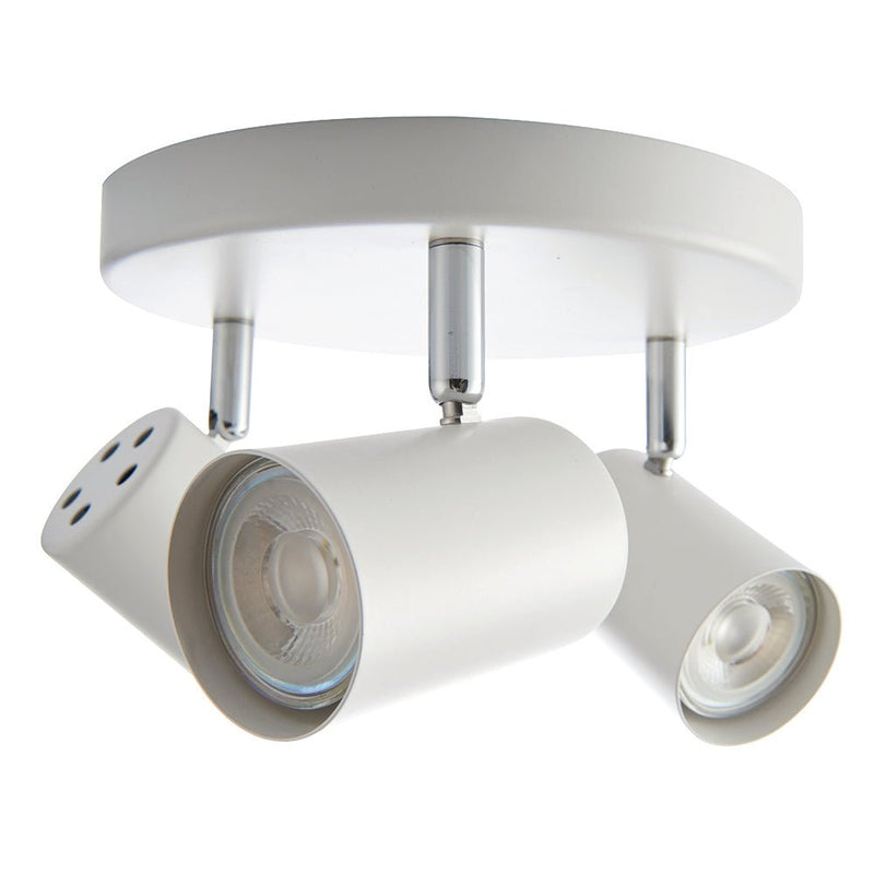 Saxby 73685 Arezzo 3lt round white 7W - Saxby - Falcon Electrical UK