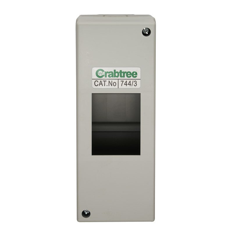 Crabtree 744-3 3 Module Enclosure - Crabtree - Falcon Electrical UK