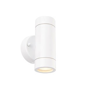 Saxby Palin Wall Light, White, 2LT, IP44, 7W (75439) - Saxby - Falcon Electrical UK