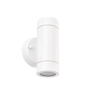 Saxby Palin Wall Light, White, 2LT, IP44, 7W (75439) - Saxby - Falcon Electrical UK