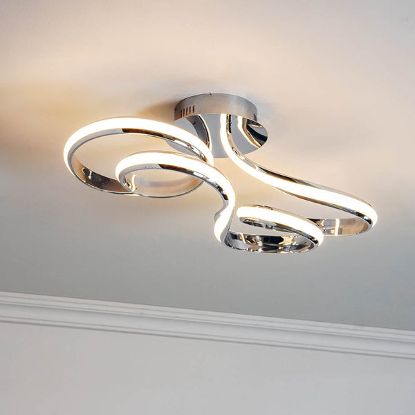 Endon 76393 Aria 1lt Semi flush - Endon - Falcon Electrical UK