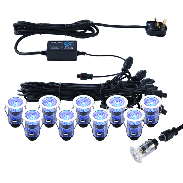 Saxby 76615 IkonPRO CCT 6500K-Blue 25mm kit IP67 0.75W cct - Saxby - Falcon Electrical UK