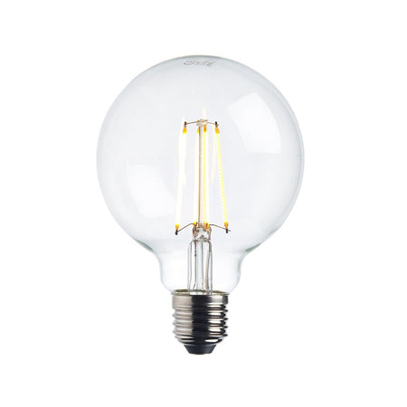 Saxby 76801 E27 LED filament globe dimmable 95mm 7W warm white - Saxby - Falcon Electrical UK