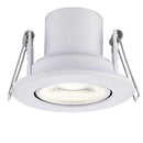 Saxby 78521 ShieldECO 800 Tilt 8.5W Cool White, White plate - Saxby - Falcon Electrical UK