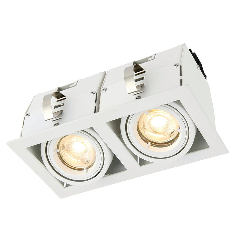 Saxby 78534 Garrix white Twin 50W - Saxby - Falcon Electrical UK