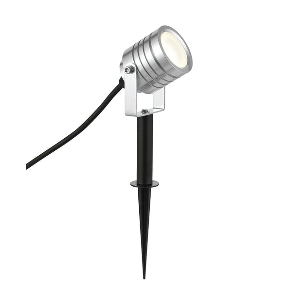 Saxby 78635 Luminatra spike silver IP65 4W cool white - Saxby - Falcon Electrical UK