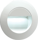 Knightsbridge MLA NH020W 230V IP54 Recessed Round Indoor/Outdoor LED Guide/Stair/Wall Light White LED - Knightsbridge MLA - Falcon Electrical UK