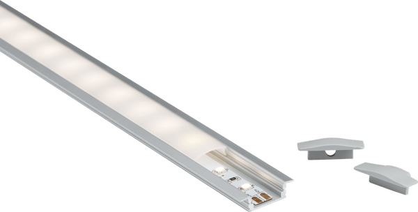 Knightsbridge MLA 1MREC 1M Aluminium Profile - Recessed Mount - Knightsbridge MLA - Falcon Electrical UK