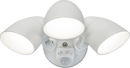 Knightsbridge MLA SL30CCTW 110-230V IP65 Triple Head White 30W Security Floodlight with PIR, Sensor, CCT and Manual Override - Knightsbridge MLA - Falcon Electrical UK