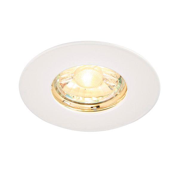 Saxby 79978 Speculo round IP65 50W, Matt White Finish - Saxby - Falcon Electrical UK