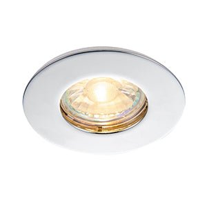 Saxby 79980 Speculo round IP65 50W, Chrome Plate - Saxby - Falcon Electrical UK