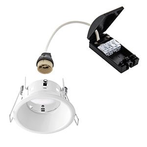 Saxby 80247 Speculo Anti-Glare IP65 50W, Matt White Finish - Saxby - Falcon Electrical UK